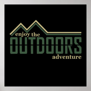 Buitenwandelaar avontuur poster