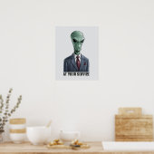 Buitenwereldleider Poster (Keuken)