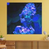 Buitenwereldse Wereld Canvas Afdruk (Insitu (Woonkamer))