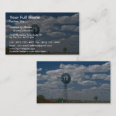 Buitenwindmolen, Zuid-Australië Visitekaartje (Voorkant / Achterkant)