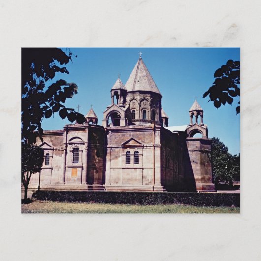 Buitenzijde van de kathedraal van Etchmiadzin Briefkaart (Voorkant)
