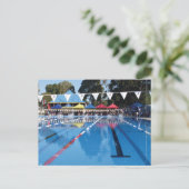 Buitenzwembad Briefkaart (Staand voorkant)