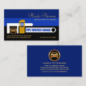 Buizen met schroefdraad Auto Garage Visitekaartje (Voorkant / Achterkant)