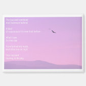 Buizerd stijgende kaart magneet (Voorkant)