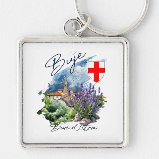 Buje Croatia Sleutelhanger (Voorkant)