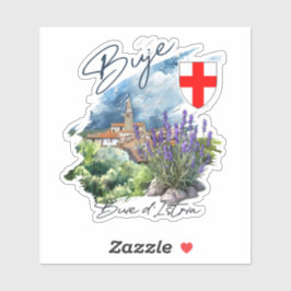 Buje Croatia Sticker