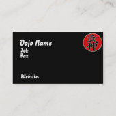 Bujinkan Ninjutsu Visitekaartje (Achterkant)