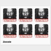 Buju Rastafari Rasta Bless One Love Roots Sticker  (Vel)