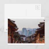 Bukchon Hanok Village Contrast Briefkaart (Voorkant / Achterkant)