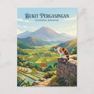 Bukit Pergasingan Indonesië Briefkaart