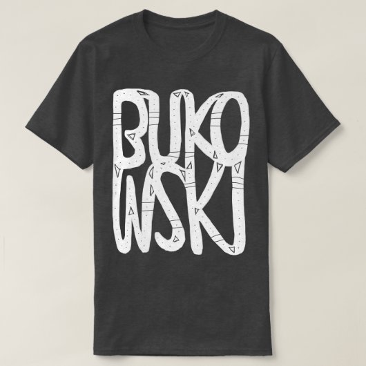 Bukowski 1 t-shirt (Design voorkant)