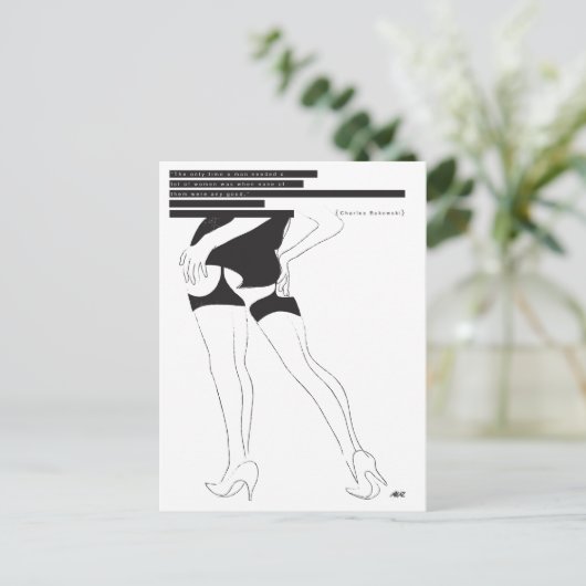 Bukowski, Carte postale (Debout devant)