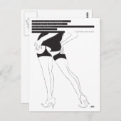 Bukowski, Carte postale (Devant / Derrière)