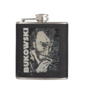 Bukowski Flask Heupfles (Voorkant)