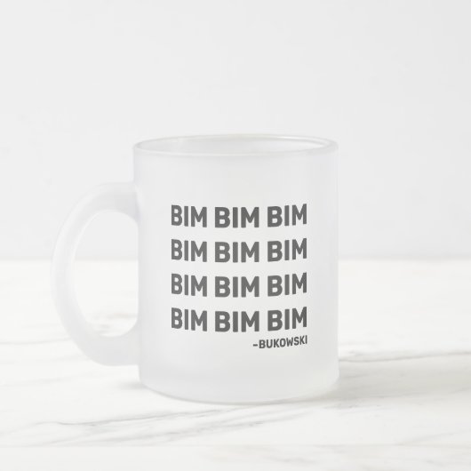 Bukowski Quote Drank Mok (LH) (Links)