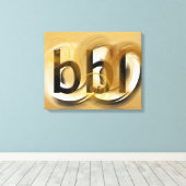 Bul! Canvas Afdruk (Insitu (Houten vloer))
