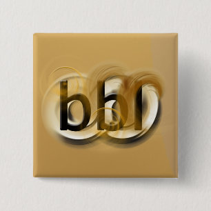 Bul! Vierkante Button 5,1 Cm