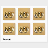 Bul! Vierkante Sticker (Vel)