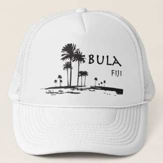 Bula Fiji Palm Tree Grafisch Trucker Pet