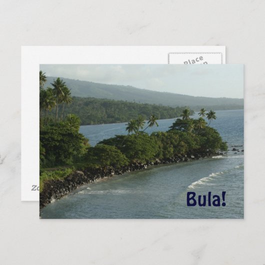 Bula uit Fiji Briefkaart (Voorkant / Achterkant)