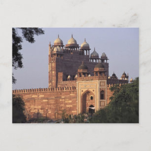 Buland Darwaza (Poort van de Overwinning) naar de  Briefkaart
