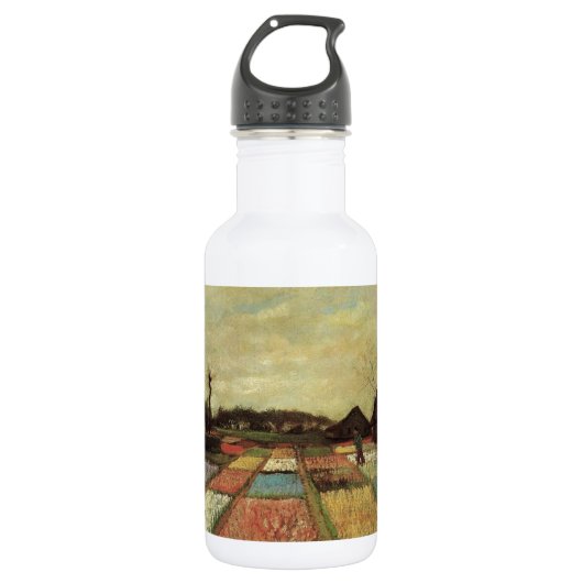 Bulb Fields van Vincent van Gogh. Waterfles (Voorkant)