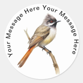 Bulbul Ronde Sticker