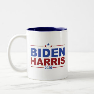 BULDEN/HARRIS Mug à deux tons rouge et bleu