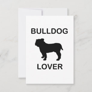 buldog-liefhebber bedankkaart