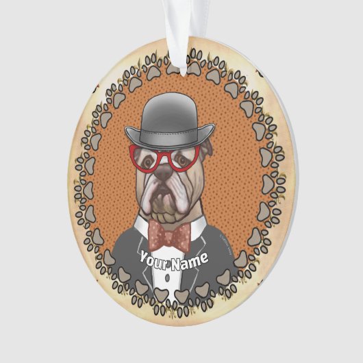 Buldog Portant des lunettes (devant)