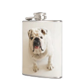 buldog white heupfles (Links)