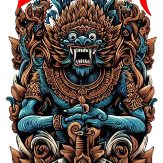 Bule Gila mok met Engelse vertaling