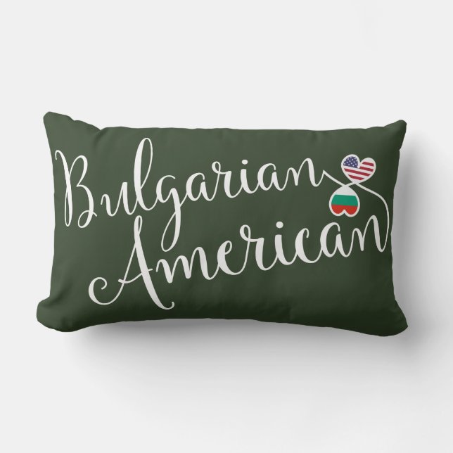 Bulgaars-Amerikaanse binnenharten Kussen (Voorkant)