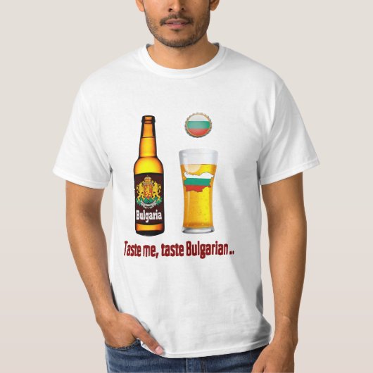 Bulgaars bier t-shirt (Voorkant)