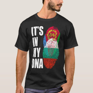 Bulgaars en Eritrees Meng DNA Vlag Erfgoed T-shirt