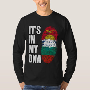 Bulgaars en Kiribatisch Meng DNA Erfgoed Vlag T-shirt