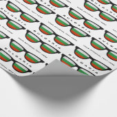 Bulgaarse aangepaste tekst- en kleurcadeauomslag i cadeaupapier (Hoek)