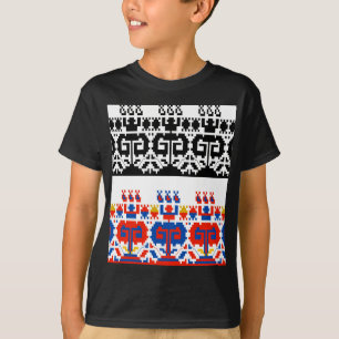 Bulgaarse folkpatronen t-shirt
