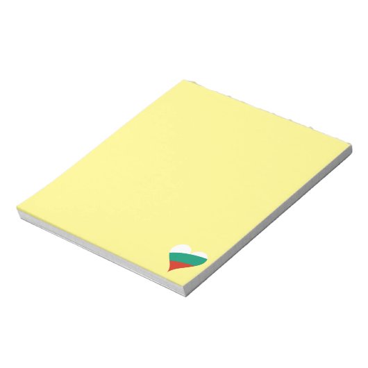 Bulgaarse hart notitieblok (Gedraaid)