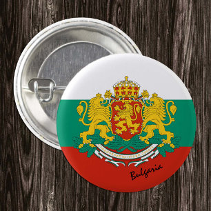 Bulgaarse knoop, patriottische Bulgaarse vlag mode Ronde Button 3,2 Cm