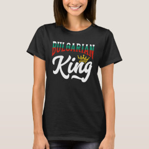 Bulgaarse koning Bulgaarse vlag T-shirt