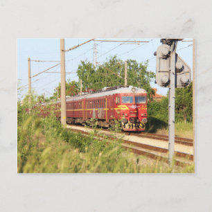 Bulgaarse reizigerstrein briefkaart