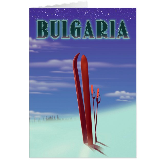 Bulgaarse skireisposter (Voorkant)