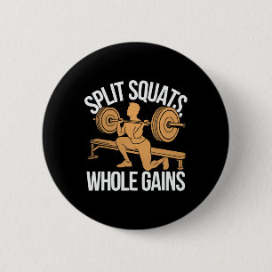 Bulgaarse Squat Oefening Bodybuilding Fitness Werk Ronde Button 5,7 Cm