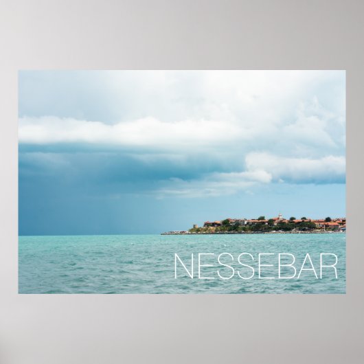 Bulgaarse stad Nessebar Poster (Voorkant)