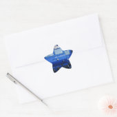 Bulgaarse trein. ster sticker (Envelop)