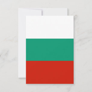 Bulgaarse vlag bedankkaart