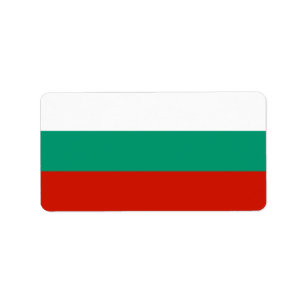 Bulgaarse vlag etiket