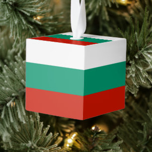 Bulgaarse vlag kubus ornament