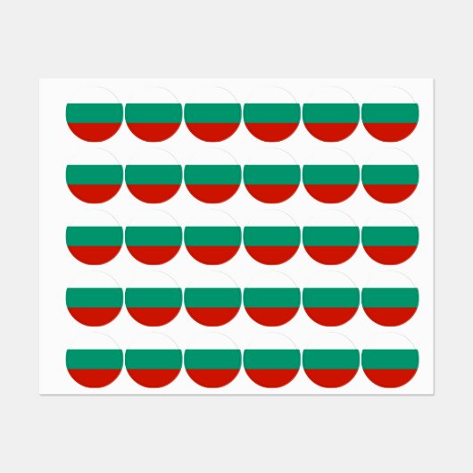 Bulgaarse vlag labels (Vel)